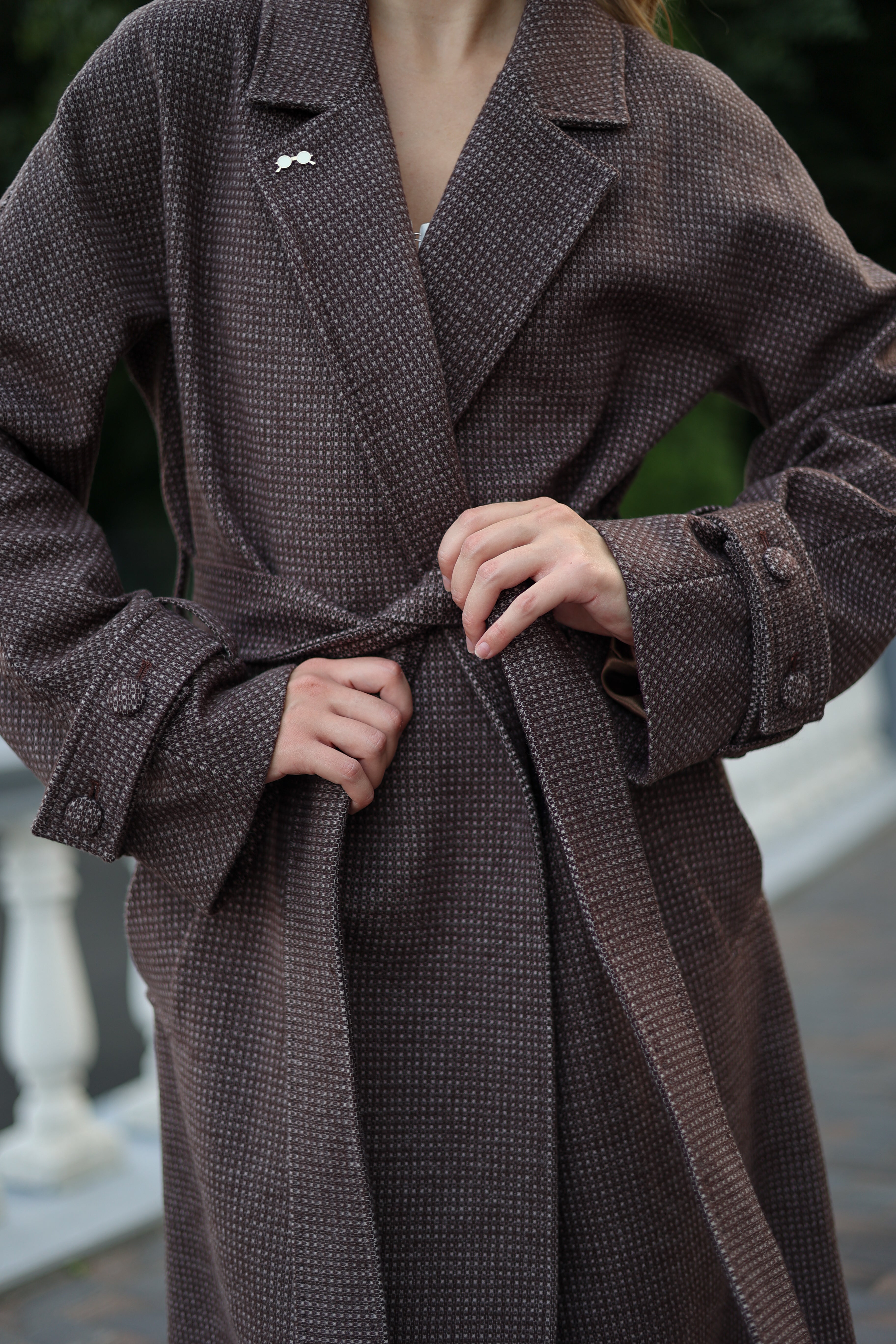 Classic Alpaca Wool Blend Coat - SJB-DIAMOND ELITES