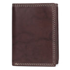 J. Buxton Men's Hunt Three-Fold Leather, Brown