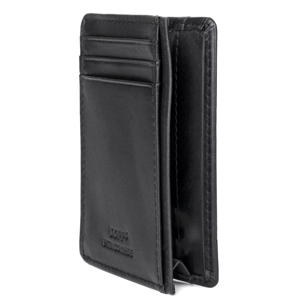 Dopp Men's Regatta Front Pocket Get-Away Leather, Black
