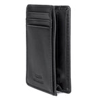 Dopp Men's Regatta Front Pocket Get-Away Leather, Black