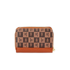 London Fog Women's Giselle French Zip-Around Vegan Leather Wallet & Key Fob Gift Set