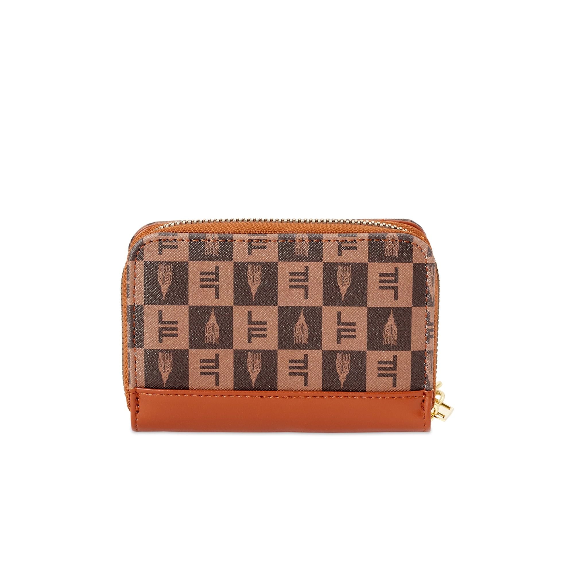 London Fog Women's Giselle French Zip-Around Vegan Leather Wallet & Key Fob Gift Set
