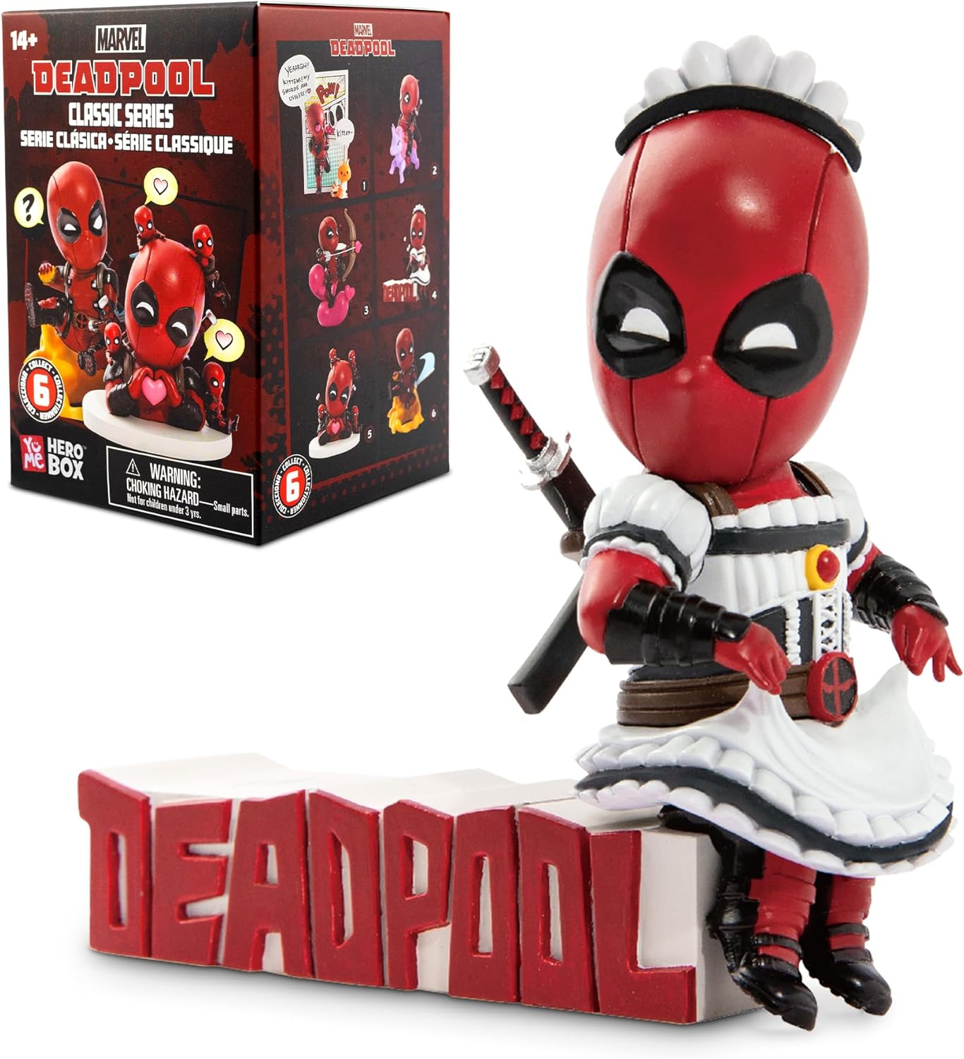 Halloween Deadpool Classic Series Hero Box - Blind Box, 2" to 4" Collectible Toy Figurines, Marvel Superhero Movie Inspired Toy Figure Set, Fun Gifts for Adults, Boys, Girls, and Kids Ages 14+, Single Box - SJB-DIAMOND ELITES