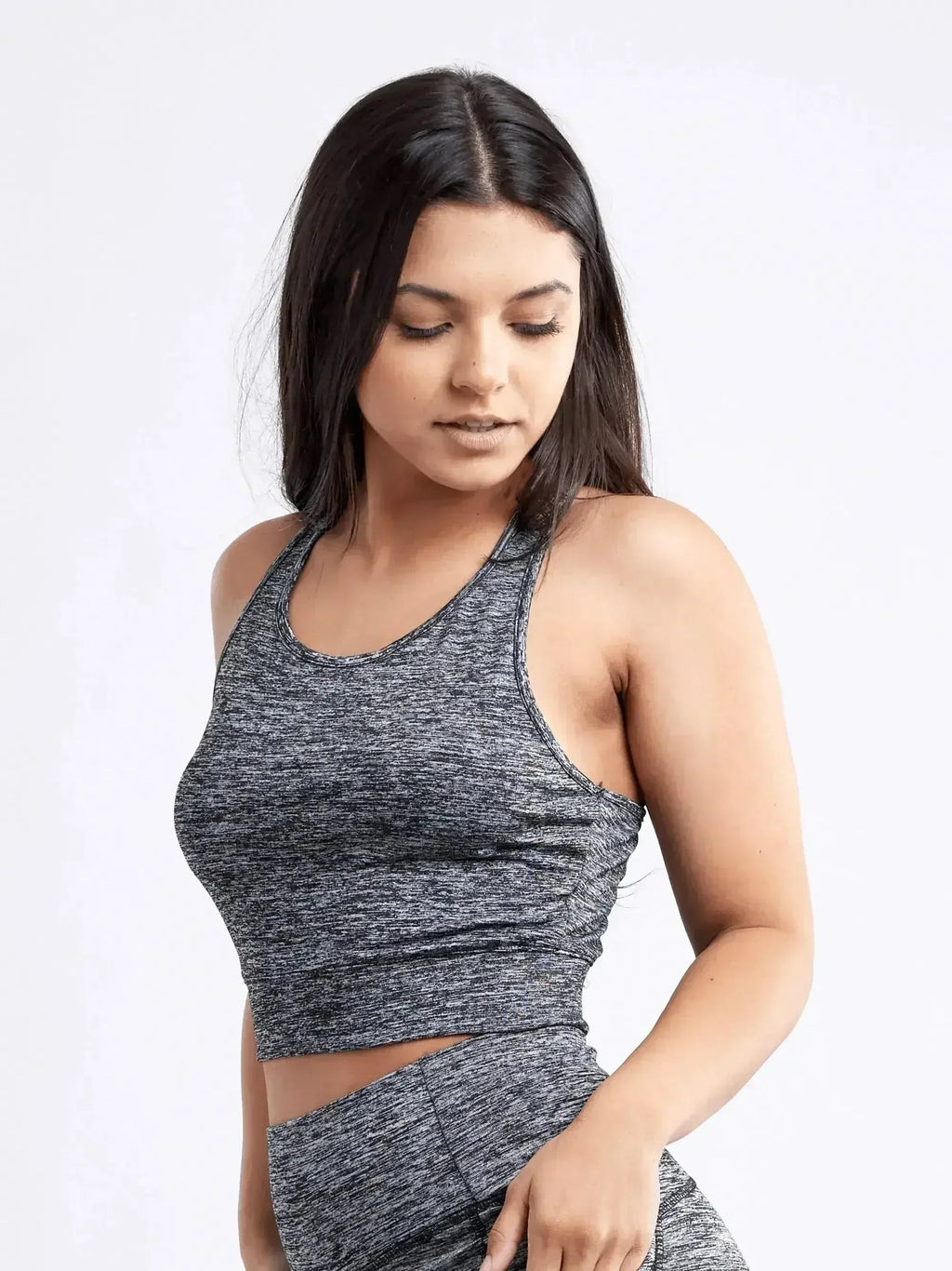 Racerback Training Crop Tank – Lightweight & Breathable for Workouts - SJB-DIAMOND ELITES