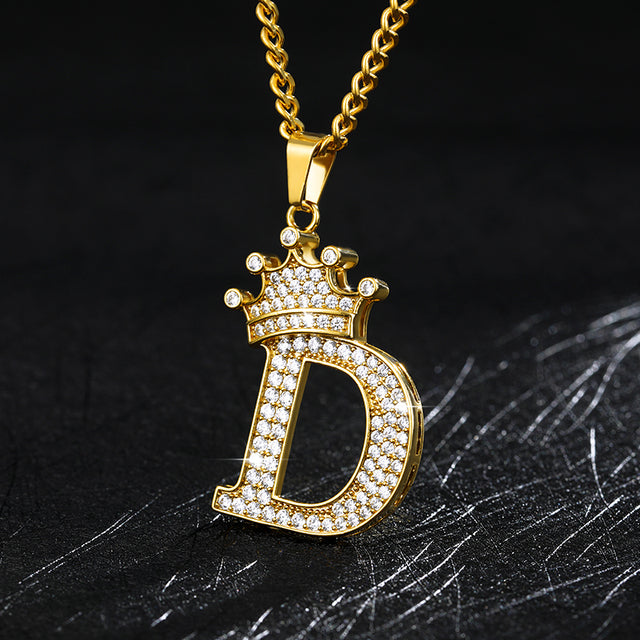 Zircon Alphabet Necklace - SJB-DIAMOND ELITES