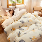 Winter Thick Quilt - Lamb Velvet Double Quilt Core for Dormitory Single Bed (100x150cm to 200x230cm) Pi-Mart