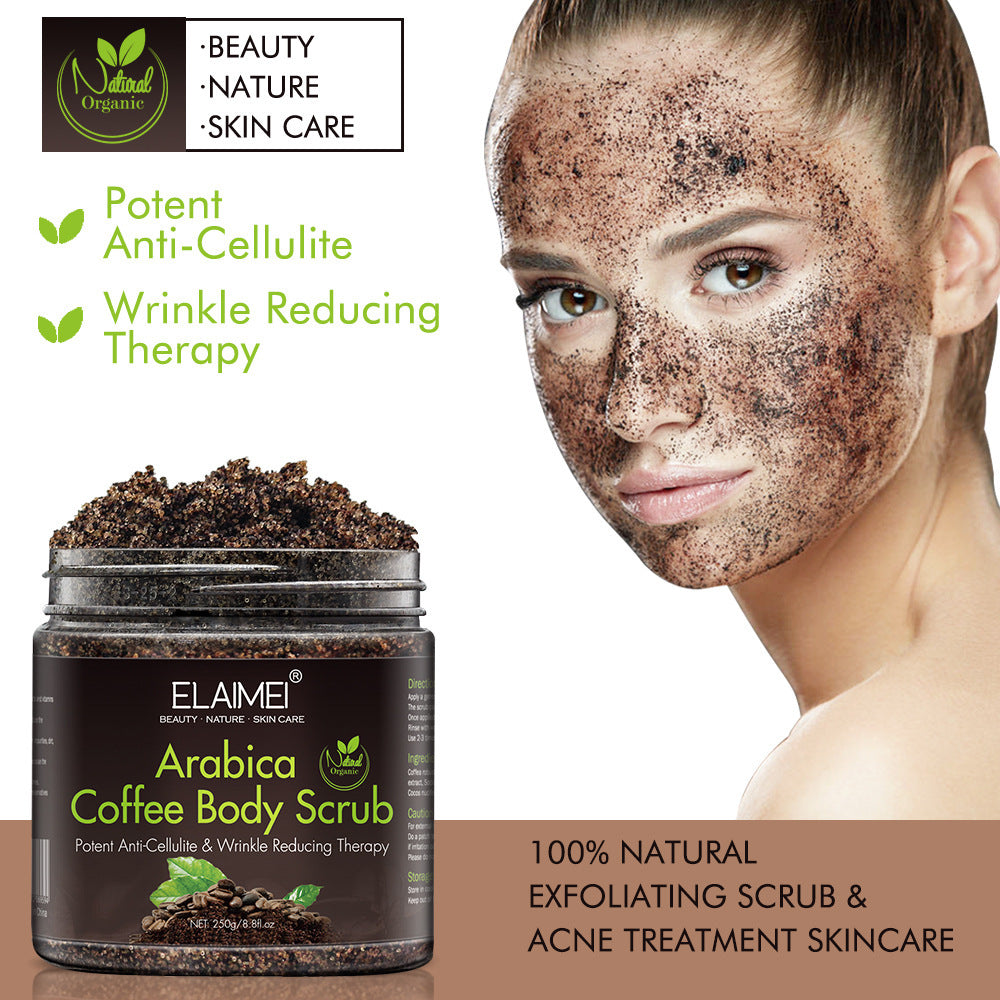 Coffee scrub exfoliating body scrub Lootquake LLC