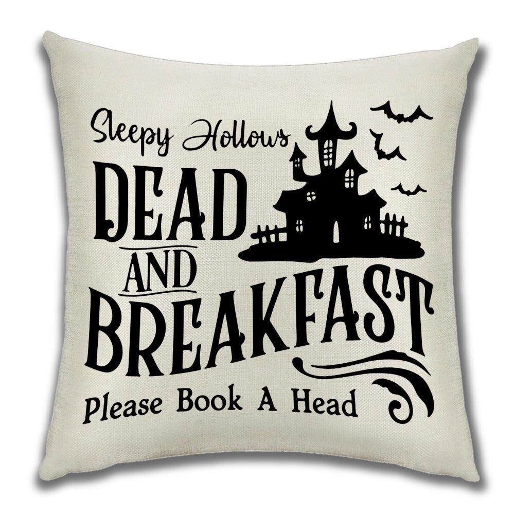 Cartoon Pumpkin Castle Sofa Cushion Cushion Pillowcase Pi-Mart