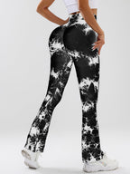 High-Waist Tummy Control Flare Yoga leggings For Women - SJB-DIAMOND ELITES
