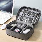 Data cable storage bag, large-capacity grid charger storage bag, mobile hard disk, earphone bag, travel portable waterproof digital bag. - SJB-DIAMOND ELITES
