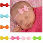 Christmas Baby Girl Headband Hair Accessories Cloth Tie Newborn Headwear Ribbon Bow For Girls