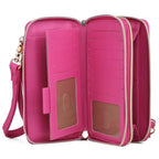 Julia Buxton Women's Fuchsia Floral Blooms Ultimate Organizer, Fuchsia EasyOptionXY LLC
