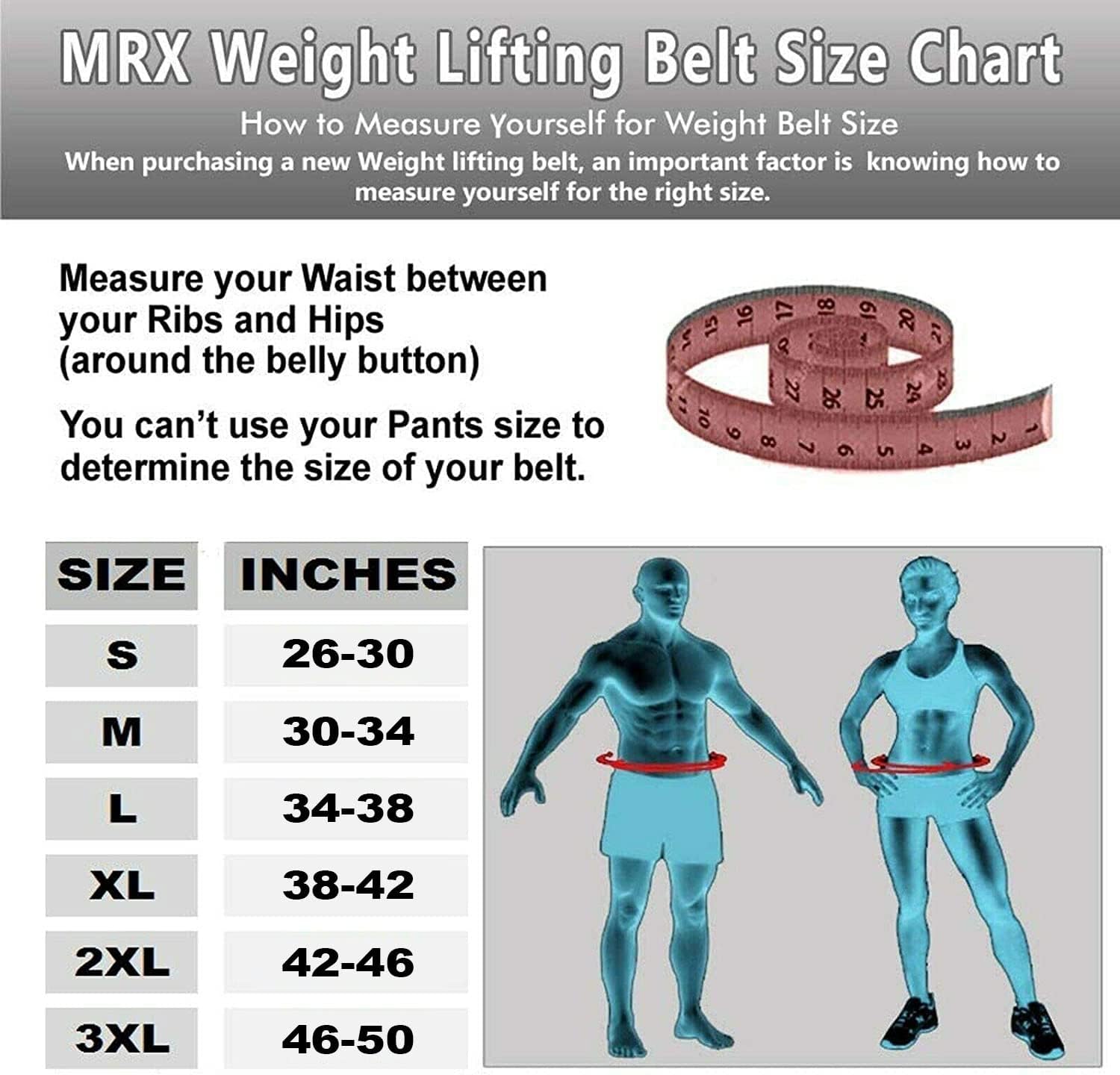MRX Weight Lifting Belt Leather 4 Inches Wide Back Support Powerlifting Belts for Men Women - SJB-DIAMOND ELITES