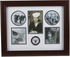 The Military Gift Store US Flag Store U.S. Navy Medallion 5 Picture Collage Frame. The Military Gift Store