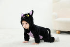 Black Cat Costume for Toddler Baby Girl Boy Halloween Costumes Fuzzy Warm Fall Winter Clothes Halloween Cats Outfit - SJB-DIAMOND ELITES