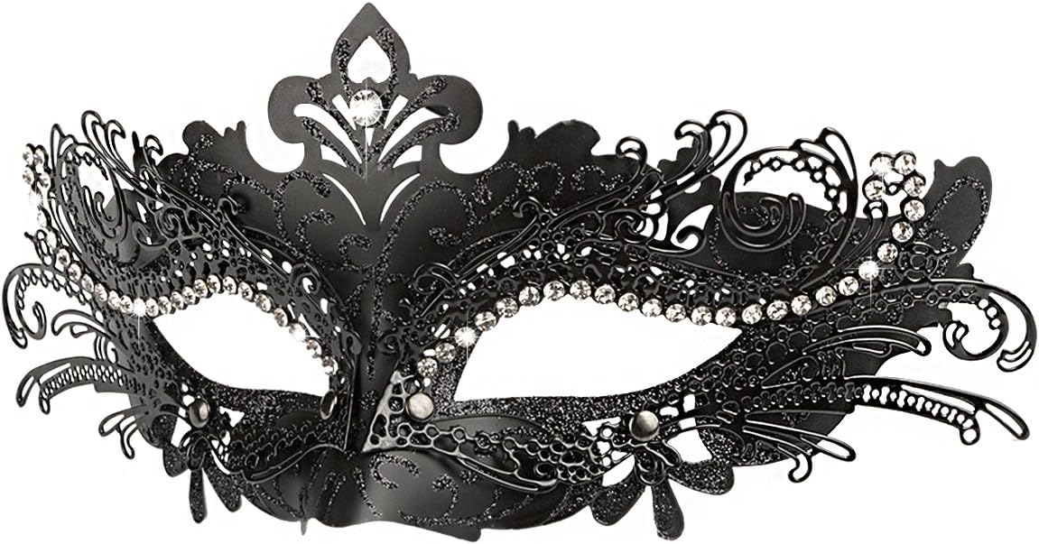 Masquerade Mask, Mardi Gras Deecorations Venetian Masks for Womens - SJB-DIAMOND ELITES