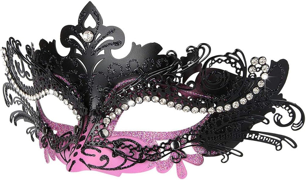 Masquerade Mask, Mardi Gras Deecorations Venetian Masks for Womens - SJB-DIAMOND ELITES