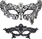 Masquerade Mask for Women Shiny Rhinestone Venetian Party Prom Ball Metal Mask - SJB-DIAMOND ELITES