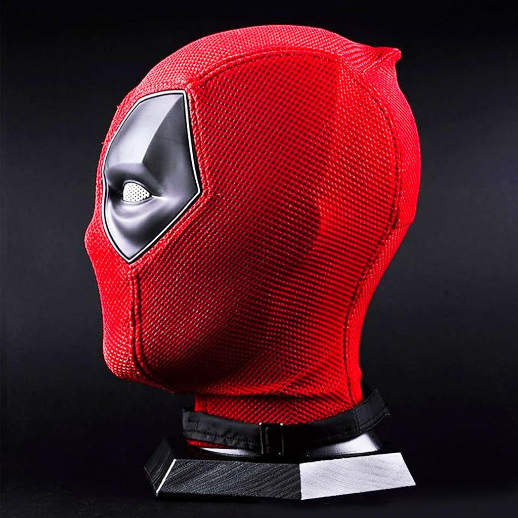Superhero Wade Wilson Costume Halloween Red Helmet Mask Knitted Deadpool - SJB-DIAMOND ELITES