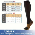 8 Pairs Copper-infused Unisex Compression Socks - Enhanced Circulation Support (10-20 MMHG) - Comfortable Knee High for Nurses, Pregnancy, Running, Hiking, Cycling Lootquake LLC
