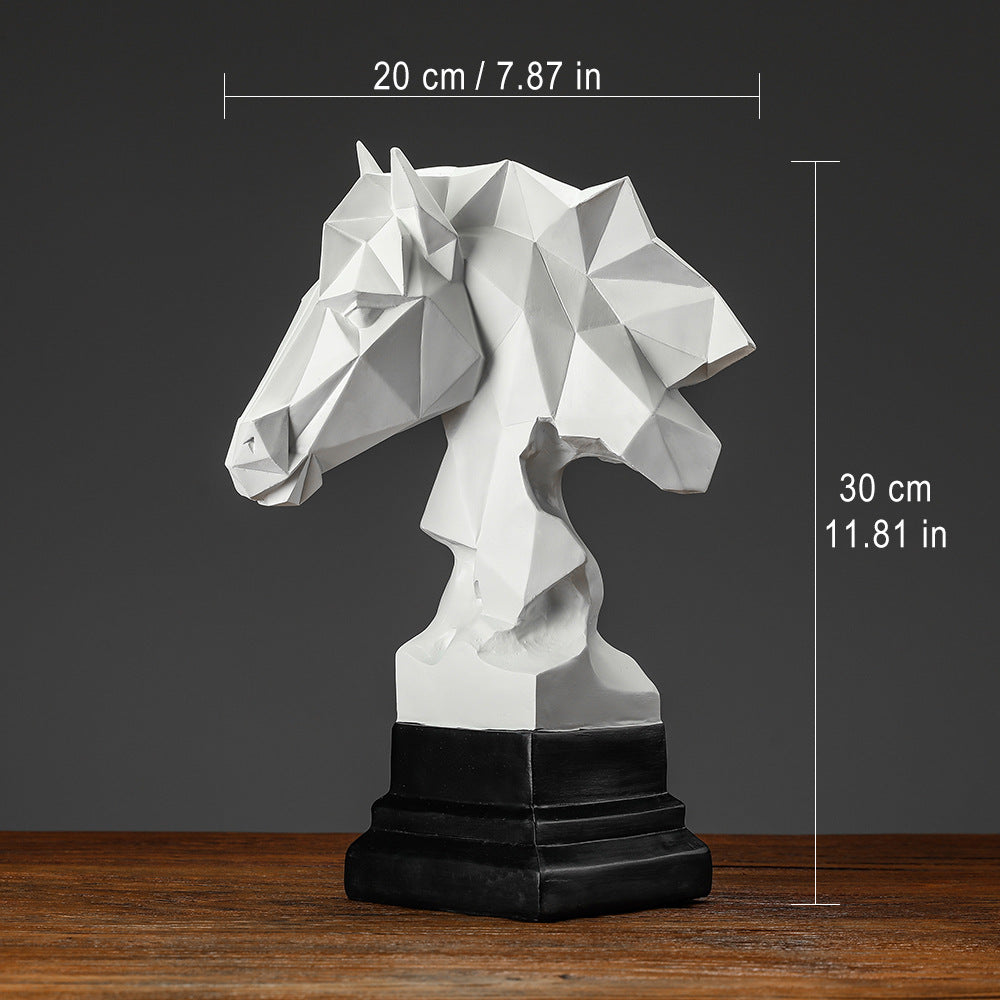 Artistic Geometric Horse Ornaments Creative Home Lootquake LLC