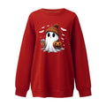 Fashion Drop-shoulder Sweater Women's Halloween Velvet Hoodie Pi-Mart