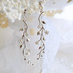 Fashion tassel sterling silver earrings Pi-Mart