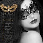 Mask for Women Venetian Metal Party For Carnival Halloween Costume Cosplay - SJB-DIAMOND ELITES