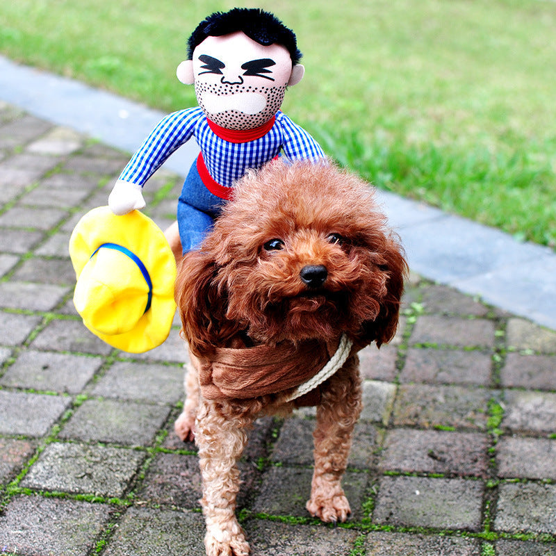 Halloween Pet Costume Pet Dog Funny Clothes Adjustable Dog Cosplay Costume Scary Costume Party Gatherings Pi-Mart