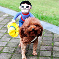 Halloween Pet Costume Pet Dog Funny Clothes Adjustable Dog Cosplay Costume Scary Costume Party Gatherings Pi-Mart