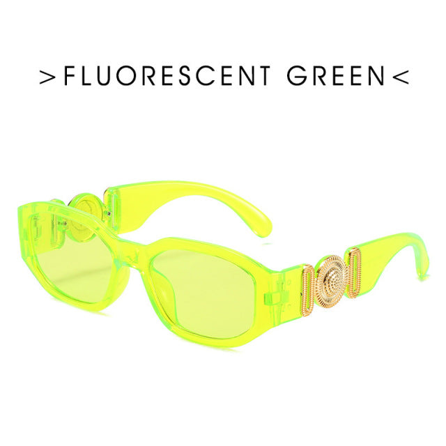 Retro Cutting Lens Gradient Square Sun Glasses UV400 - SJB-DIAMOND ELITES