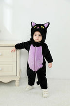 Black Cat Costume for Toddler Baby Girl Boy Halloween Costumes Fuzzy Warm Fall Winter Clothes Halloween Cats Outfit - SJB-DIAMOND ELITES
