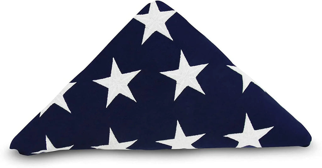 American Flag 5ft x 9.5ft Heavyweight Cotton American Made The Military Gift Store