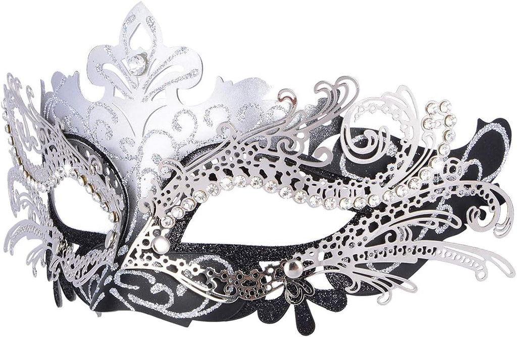 Masquerade Mask, Mardi Gras Deecorations Venetian Masks for Womens - SJB-DIAMOND ELITES