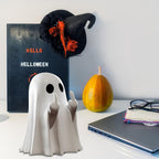 Halloween Ghost Figurine - Spooky Resin Ghost Statue, Cute Ghost Decor for Halloween Decorations, Porch and Indoor Spooky Home Decor (Ghost (1 Figurine)) - SJB-DIAMOND ELITES
