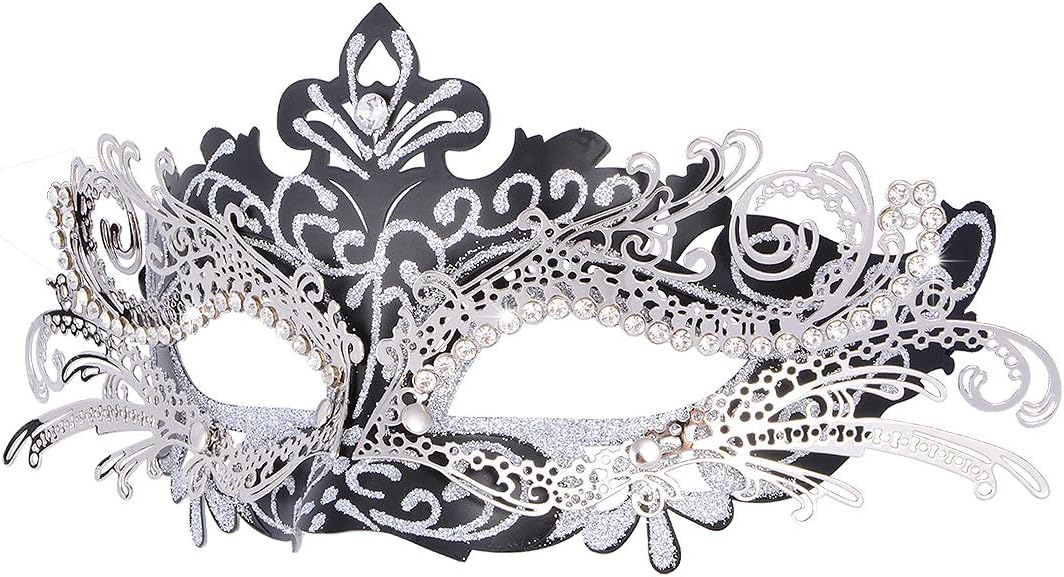 Masquerade Mask, Mardi Gras Deecorations Venetian Masks for Womens - SJB-DIAMOND ELITES