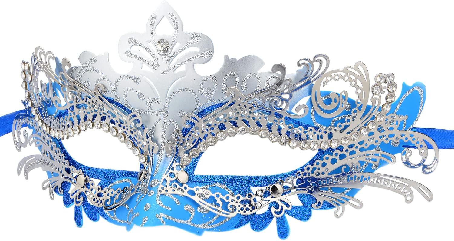 Masquerade Mask, Mardi Gras Deecorations Venetian Masks for Womens - SJB-DIAMOND ELITES