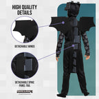 Minecraft Ender Dragon Costume for Kids, Video Game Inspired Character Outfit Halloween - SJB-DIAMOND ELITES