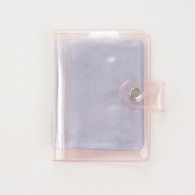72 Pockets Book Album for PVC 3/4/5/6 Inch Album Daisy Printing 3 inch Photo paper Mini Films Transparent Photo Album Book Gifts For Friends And Coin Collectors Stevvex