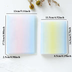 72 Pockets Book Album for PVC 3/4/5/6 Inch Album Daisy Printing 3 inch Photo paper Mini Films Transparent Photo Album Book Gifts For Friends And Coin Collectors Stevvex