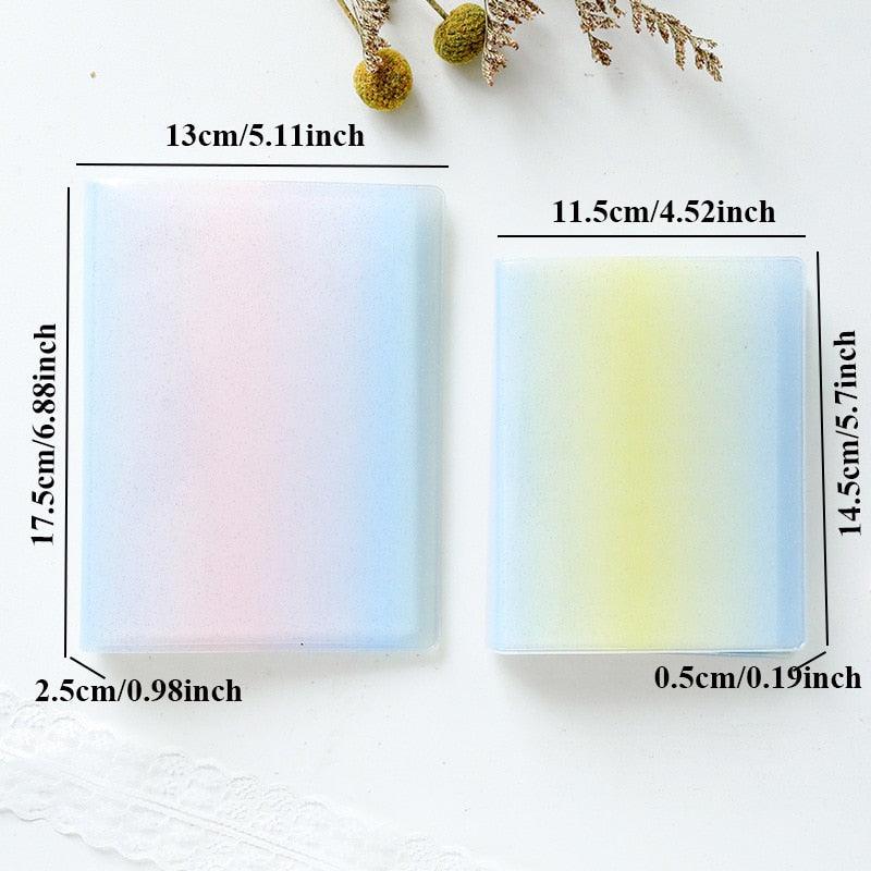 72 Pockets Book Album for PVC 3/4/5/6 Inch Album Daisy Printing 3 inch Photo paper Mini Films Transparent Photo Album Book Gifts For Friends And Coin Collectors Stevvex