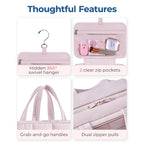 Travel toilet bag, with jewelry storage bag, hanging toilet bag, fluffy cosmetic bag, storage bag travel bag, makeup bag with compartments, - SJB-DIAMOND ELITES
