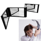 Hair Coloring Makeup Mirrors 360 No Blind Spot Foldable Mirrors Pi-Mart