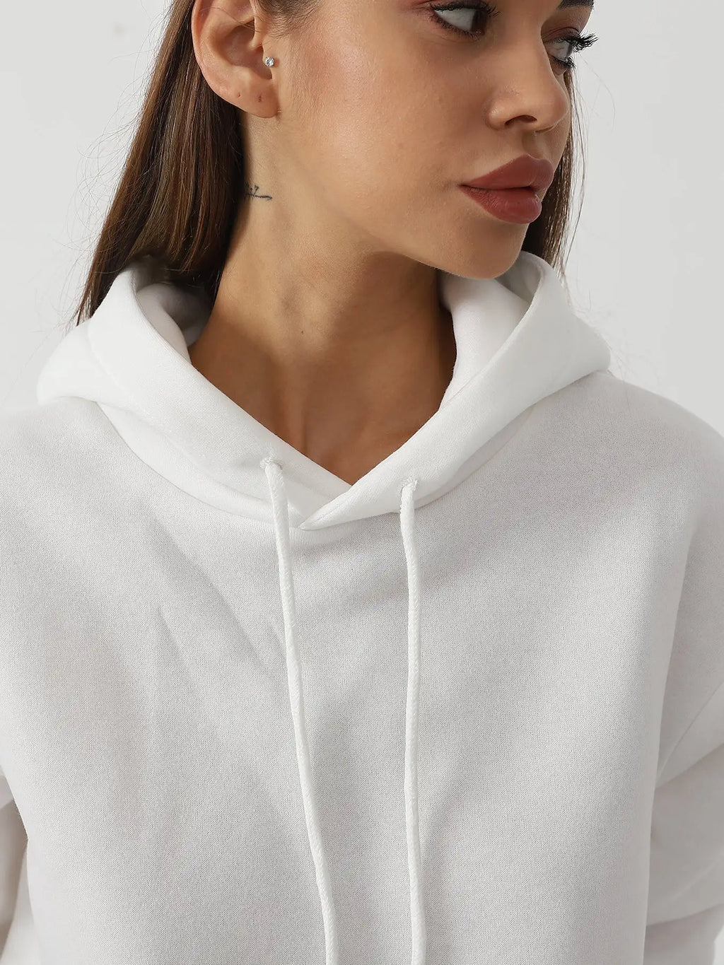 Women's Fashionable Casual Solid Color Long Sleeved Sweatshirt Set - SJB-DIAMOND ELITES