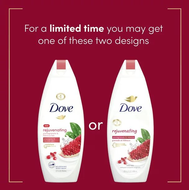 Dove Rejuvenating Body Wash Pomegranate and Hibiscus Tea 22 oz EasyOptionXY LLC