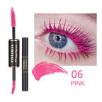 Double-headed Color Mascara Thick Curl More Than Waterproof Not Smudge White Eyebrow Dyeing Pi-Mart