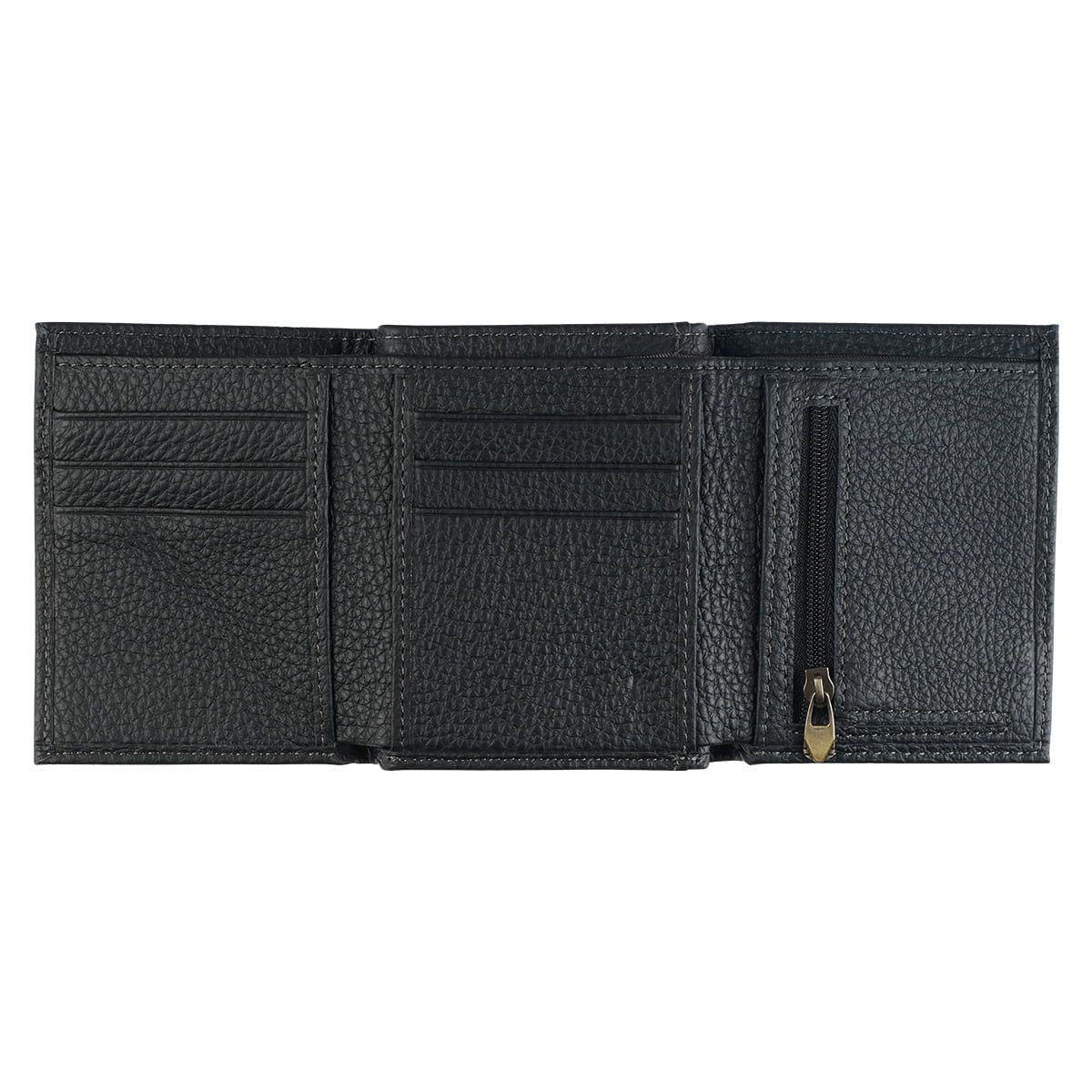 Christian Art Gifts Genuine Full Grain Leather RFID Blocking Scripture Wallet for Men: Walk by Faith - 2 Corinthians 5:7 Inspirational Bible Verse Accessory for Credit Cards, Bills, ID, Photos, Black EasyOptionXY LLC