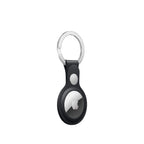 AirTag Leather Key Ring - Midnight
