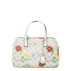 London Fog Women's Adult Calla Signature Satchel Handbag White EasyOptionXY LLC