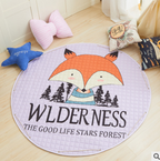 Explosion models Ins cotton car storage mat storage toy mats Round outing children climbing mat storage bag Pi-Mart